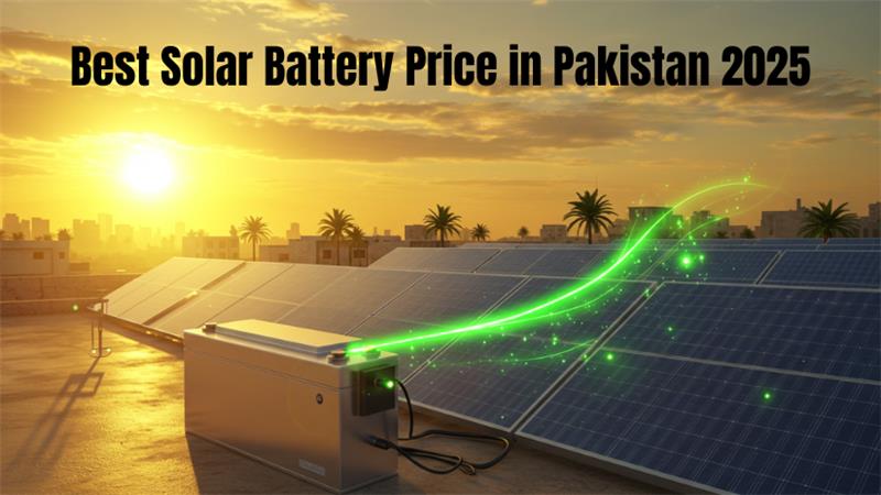 Solar Battery Price in Pakistan – Latest 2025 Rates & Best Deals