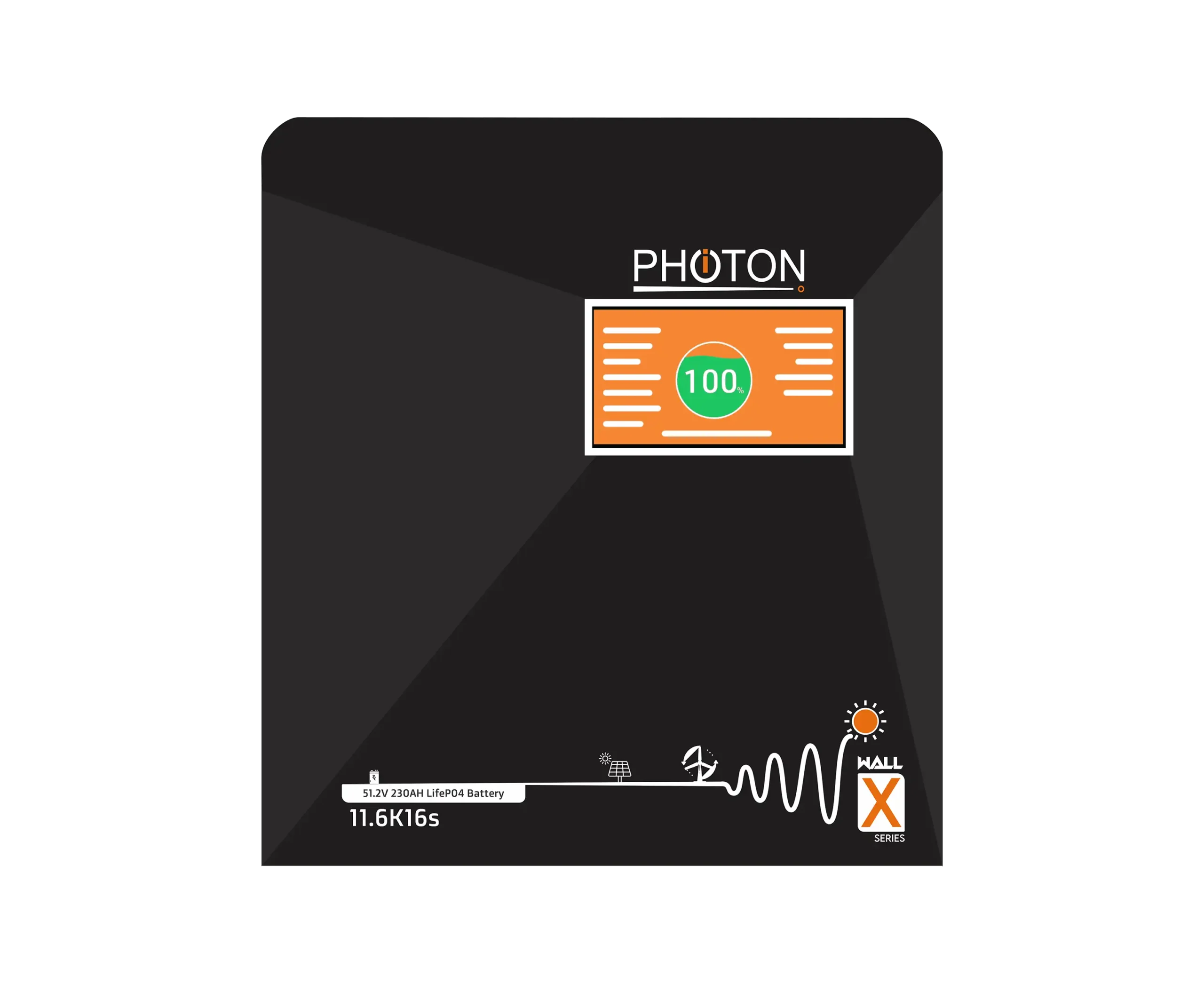 Photon 11.6KW 16S Wall X Series Lithium Battery 48(V)230(Ah)