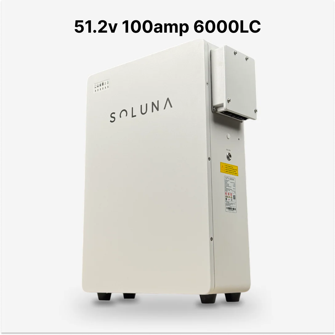 Soluna Lithium Battery 51.2V 100A 5KW with 7 Years Warranty