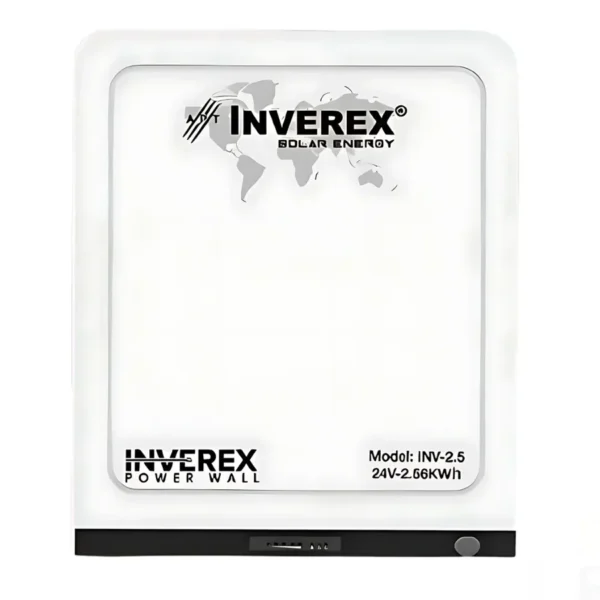 Inverex INV-2.5 Power Wall 24V 100Ah Lithium Battery – 2.56kWh Reliable Energy - Image 1