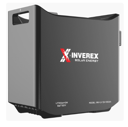 INVEREX LV 12V 100AH Lithium-Ion Battery - Image 1